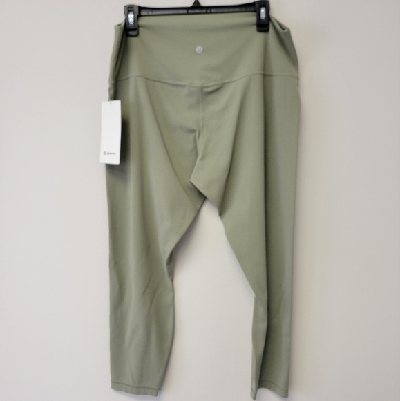 Lululemon Align HR Pant 25” leggings Rosemary Green 18 - Picture 4 of 7